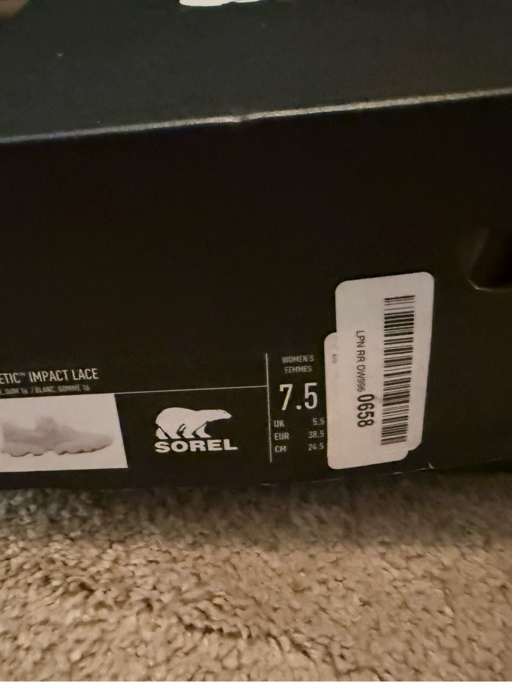 New Sorel White Kinetic Impact Sneakers Yellow 
 7.5 $228 Anthropologie shoes - Picture 15 of 15